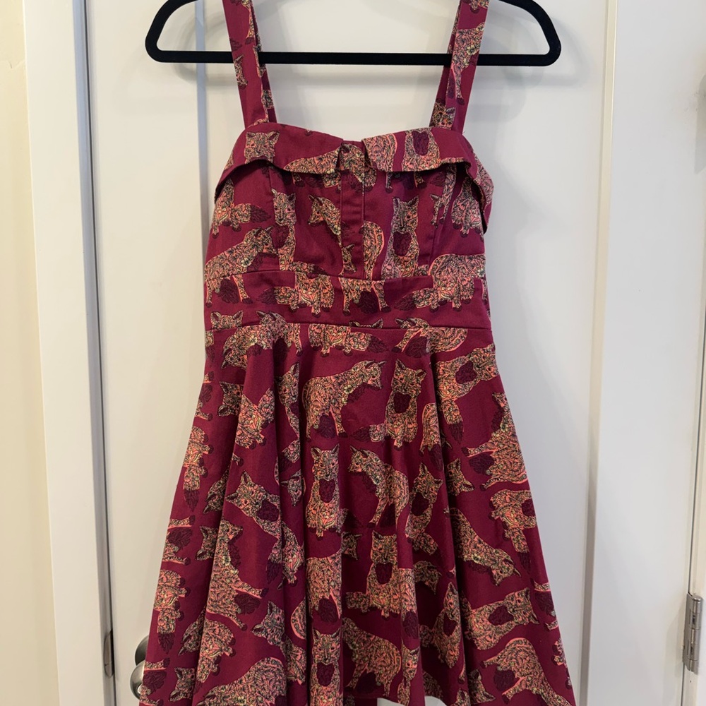 Charming Kids Dress with Animal Print